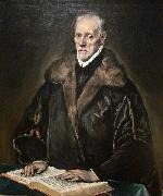 El Greco Portrait of Dr France oil painting artist